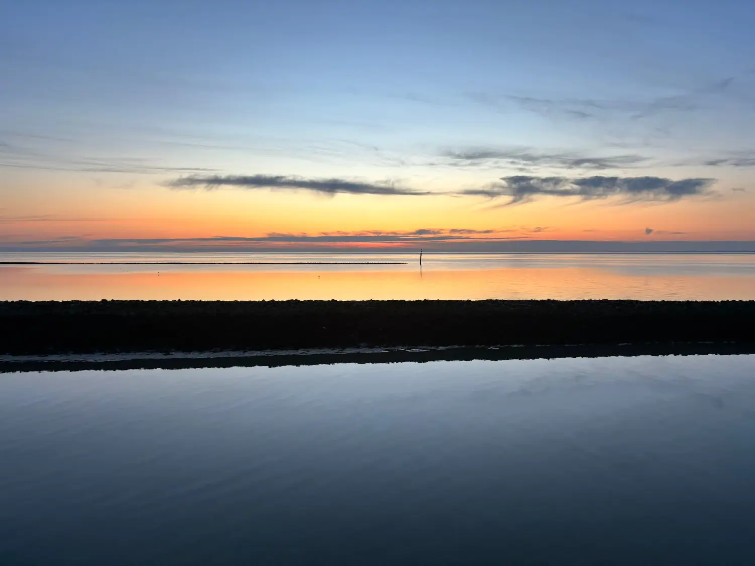 Wohnung Inselschatz Sonnenuntergang am Strand von Vermietservice Ilyes